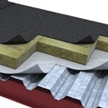 Минераловатные плиты сверхвысокой плотности Rockwool Руф Баттс В для верхнего теплозвукоизоляционного слоя кровель